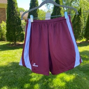 Vintage Warrior Women’s Maroon Mesh Shorts - M